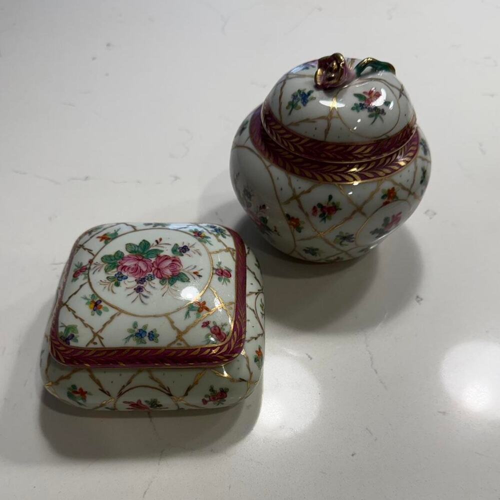 Dominie's Collection pair of Trinket boxes